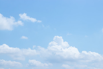 Blue sky background with clouds