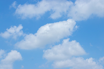 Blue sky background with clouds