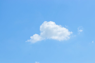 Blue sky background with clouds
