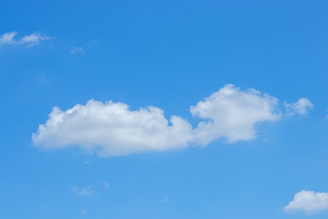 Blue sky background with clouds