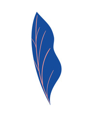 branch with leaf isolated icon