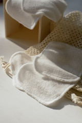 small towels for washing makeup. Microfiber towels for easy cleansing.