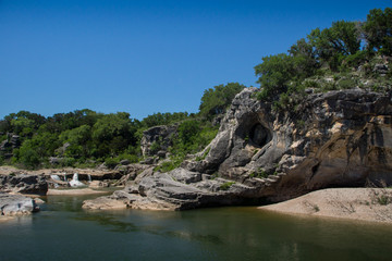 Visiting Pedernales Falls State Park, Texas hill country, USA