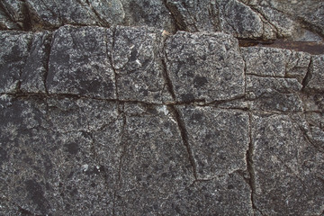 abstract stone texture from waves erode, nature background. Top view. Copy space. Can use as banner.