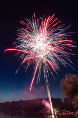 fireworks in the sky