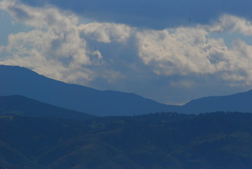 Blue Colorado Mountains