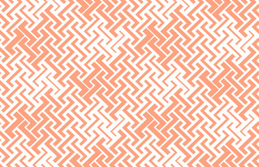 Abstract geometric pattern with stripes, lines. Seamless vector background. White and pink ornament. Simple lattice graphic design