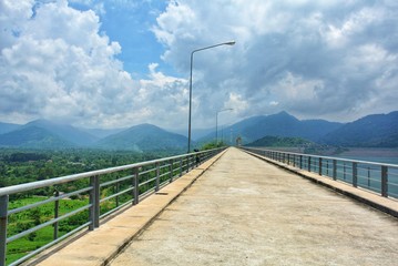 Khun Dan Prakarnchon Dam, Nakhon Nayok, Thailand