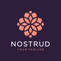 Flower logo design concept. Universal flower logo.