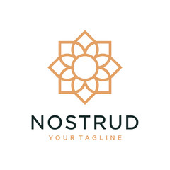 Flower logo design concept. Universal flower logo.