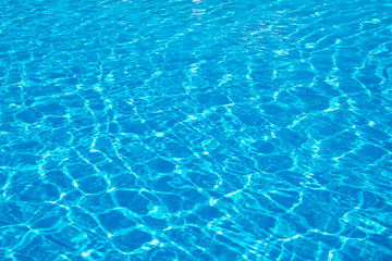 Fototapeta na wymiar water swimming pool texture and surface water on pool