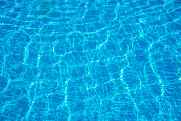 water swimming pool texture and surface water on pool