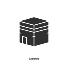 Kaaba icon vector 