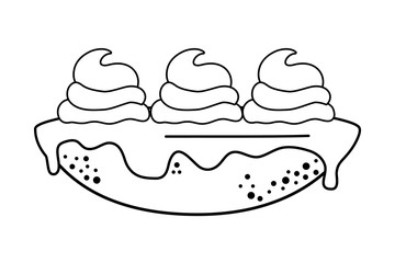 Sweet and delicious cake design