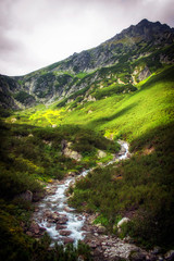 Mountain landscape, Tatra National park, Poland.