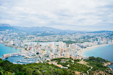 View to Calpe town.