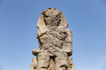 Colossi of Memnon Statue in Luxor, Egypt