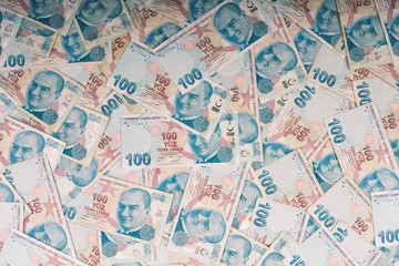  100 turkish lira banknote
