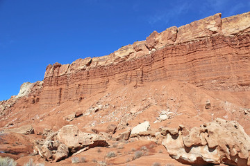 Fototapeta premium Capitol Reef National Park, Utah, in winter