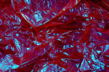 Pink cellophane paper background texture