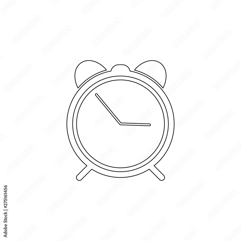 Poster alarm clock icon. element of web for mobile concept and web apps icon. outline, thin line icon for w