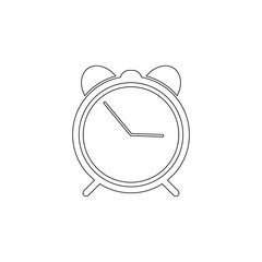 alarm clock icon. Element of web for mobile concept and web apps icon. Outline, thin line icon for website design and development, app development