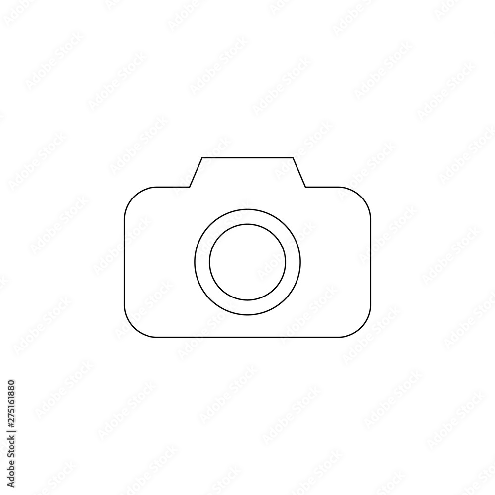 Poster camera icon. element of web for mobile concept and web apps icon. outline, thin line icon for websit