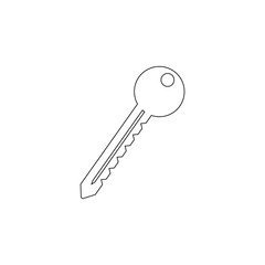 key icon. Element of web for mobile concept and web apps icon. Outline, thin line icon for website design and development, app development