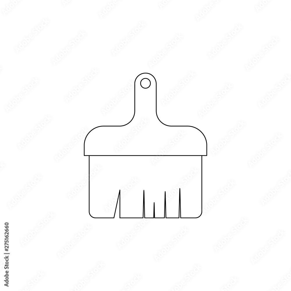 Poster construction brush icon. element of web for mobile concept and web apps icon. outline, thin line ico