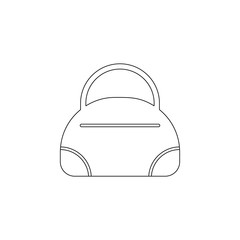 sports bag icon. Element of web for mobile concept and web apps icon. Outline, thin line icon for website design and development, app development