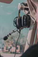 auriculares de avion