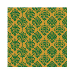 Seamless pattern traditional batik is printed by hand-made giving a feel ethnic, retro, classic vintage for Background, carpet, wallpaper, clothing, wrapping, fabric, batik, and vector illustration.