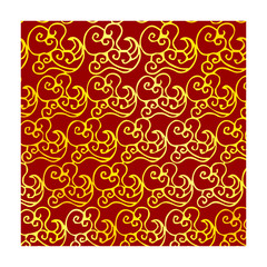 Seamless pattern traditional batik is printed by hand-made giving a feel ethnic, retro, classic vintage for Background, carpet, wallpaper, clothing, wrapping, fabric, batik, and vector illustratio