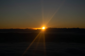 levé de soleil au Cap