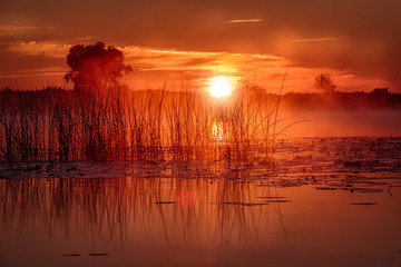  Red Sunset in Kostroma
