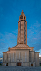Obraz premium Le Havre, France - 05 30 2019: St. Joseph Catholic Church