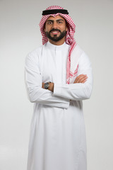 Portrait of an Arab man.