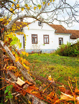 Nice Rural House In Autumn