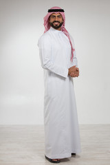 Portrait of an Arab man.