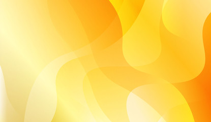 Abstract Background With Dynamic Wave Effect. Design For Cover Page, Poster, Banner Of Websites. Vector Illustration with Gold Color Gradient.