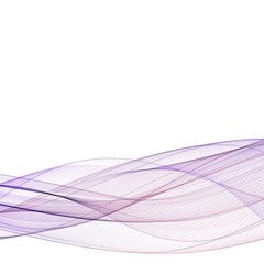 Abstract motion smooth color wave vector. Curve purple lines. eps 10