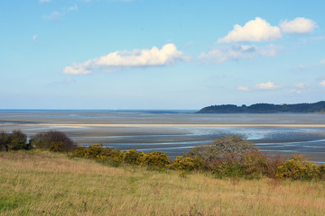 Langueux (22) : la baie de Saint Brieuc à marée basse