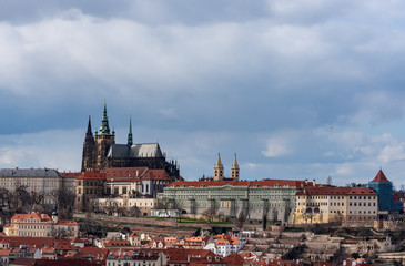 Fototapeta na wymiar View of the castle of Prague