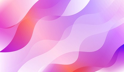 Blurred Decorative Design In Abstract Style With Wave, Curve Lines. For Elegant Pattern Cover Book. Vector Illustration with Color Gradient.