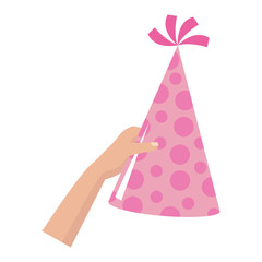 Happy Birthday and celebration hat design