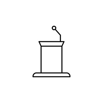 speech, death outline icon. detailed set of death illustrations icons. can be used for web, logo, mobile app, UI, UX