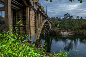 Old Bridge Over River-01