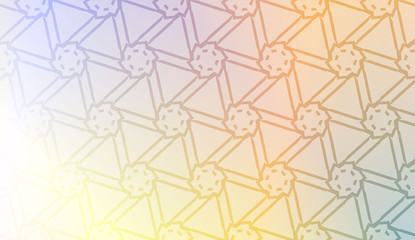 Pattern with geometric shape background. Vector illustration. Template for wallpaper, interior design, decoration, scrapbooking page. Gradient color