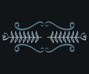 frame edges with lines boho style