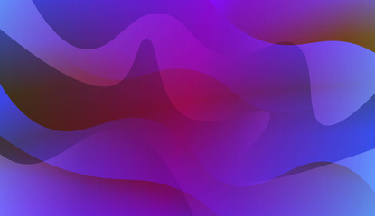 Curve Line Layer Background. For Template Cell Phone Backgrounds. Vector Illustration with Color Gradient.